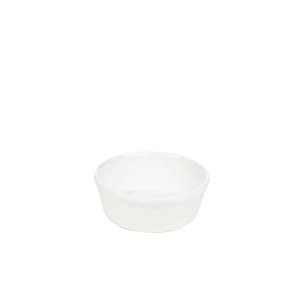 Genware Porcelain Round Pie Dish 14cm/ 5" - Pack of 6