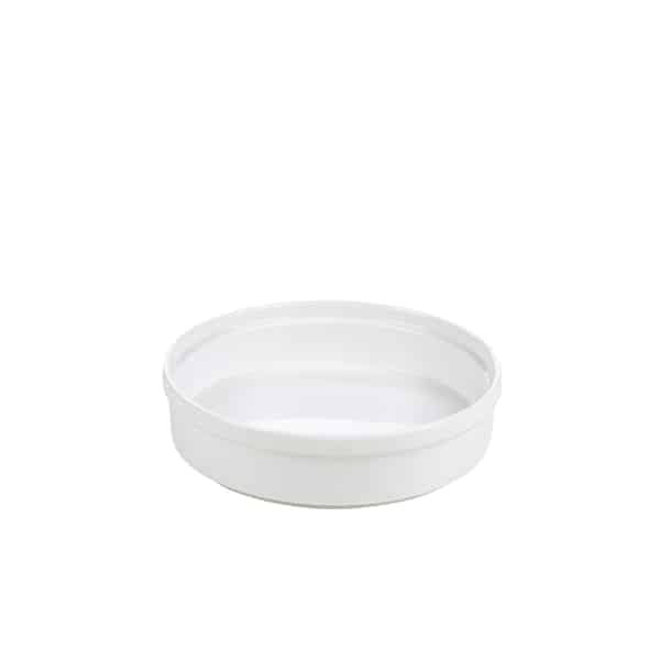 Genware Porcelain Round Dish 13cm/ 5" - Pack of 12