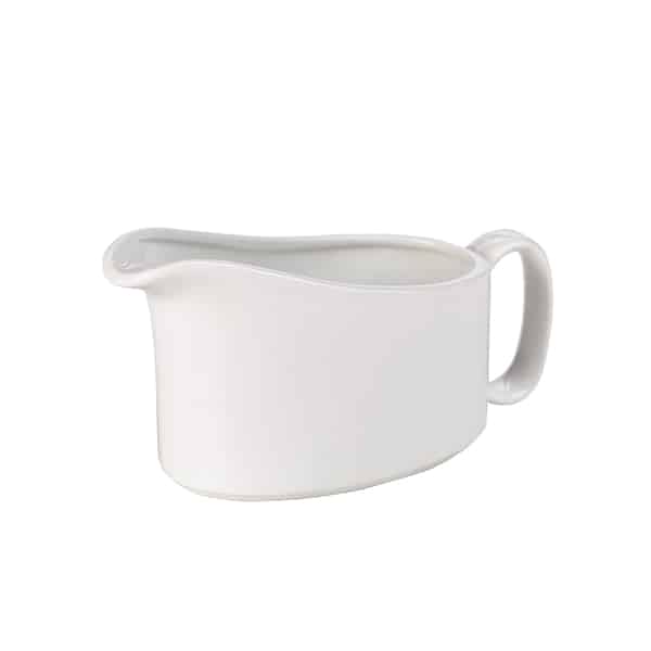 Genware Porcelain Sauce Boat 20cl/ 7oz - Pack of 6
