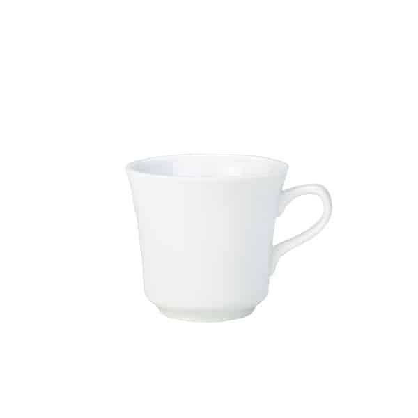 Genware Porcelain Tea Cup 23cl/ 8oz - Pack of 6
