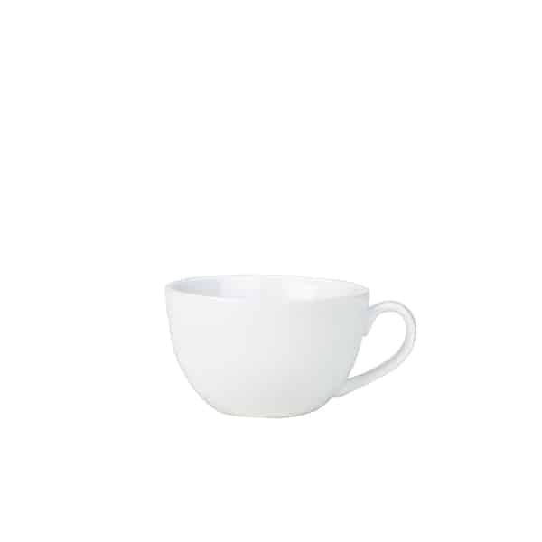 Genware Porcelain Bowl Shape Cup 20cl/ 7oz - Pack of 6