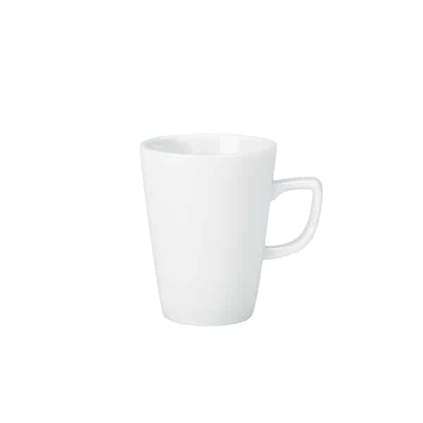 Genware Porcelain Conical Coffee Mug 22cl/ 7.75oz - Pack of 6