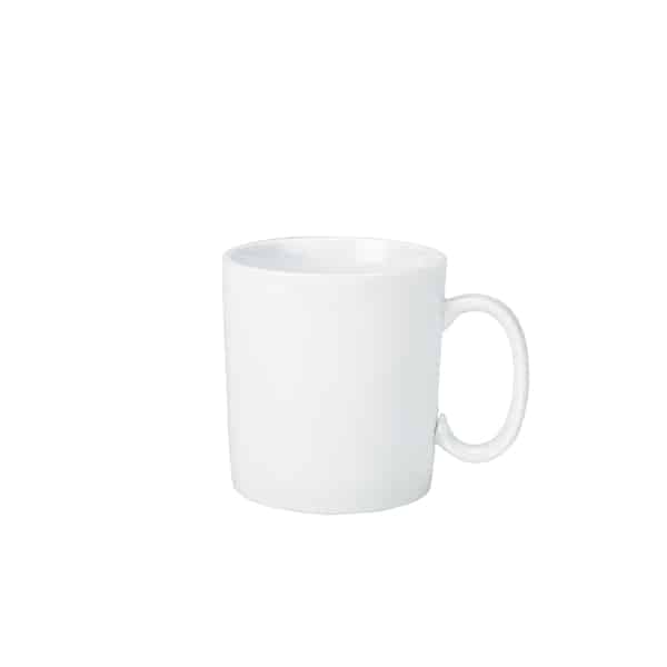 Genware Porcelain Straight Sided Mug 28cl/ 10oz - Pack of 6