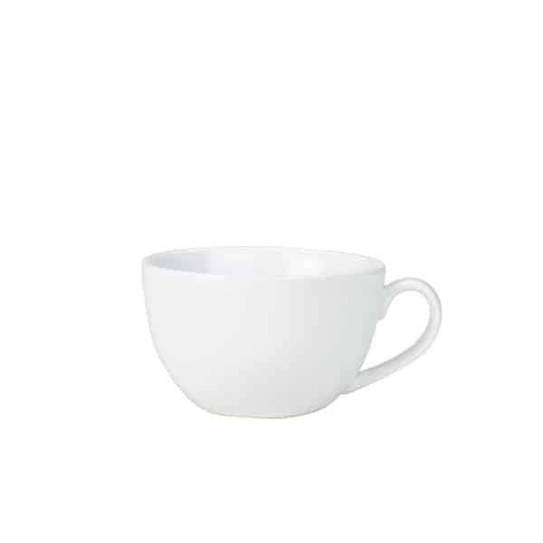 Genware Porcelain Bowl Shaped Cup 29cl/ 10.25oz - Pack of 6