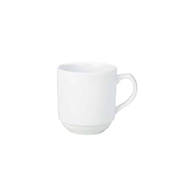 Genware Porcelain Stacking Mug 30cl/ 10oz - Pack of 6