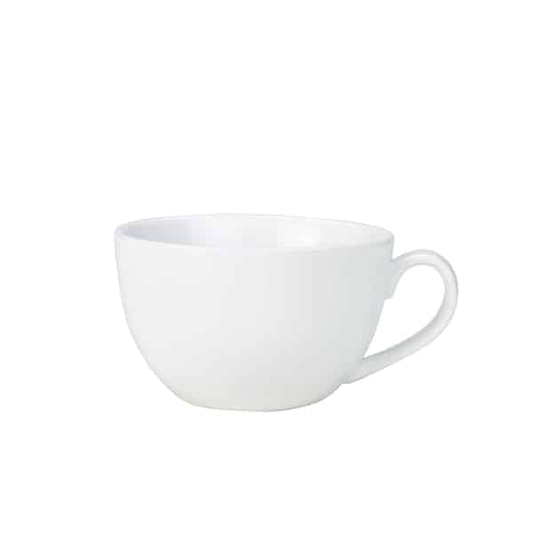 Genware Porcelain Bowl Shaped Cup 40cl/ 14oz - Pack of 6