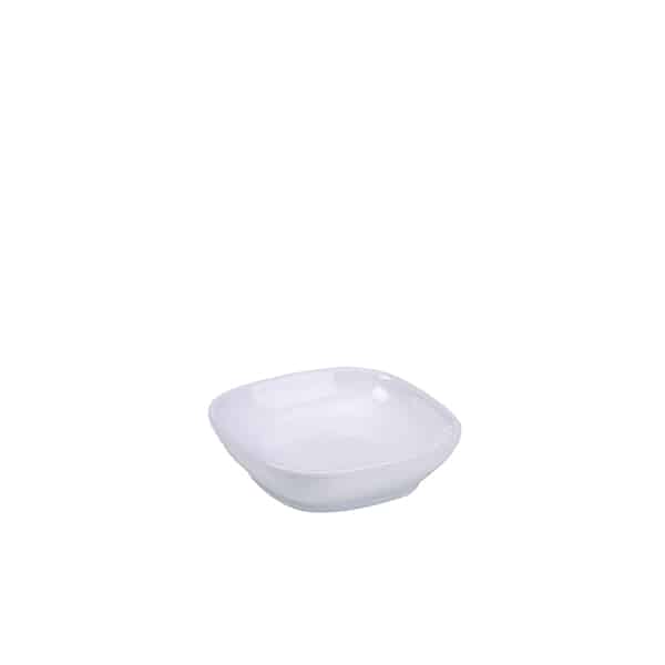 Genware Porcelain Ellipse Dish 6.9cm/ 2.75" - Pack of 24