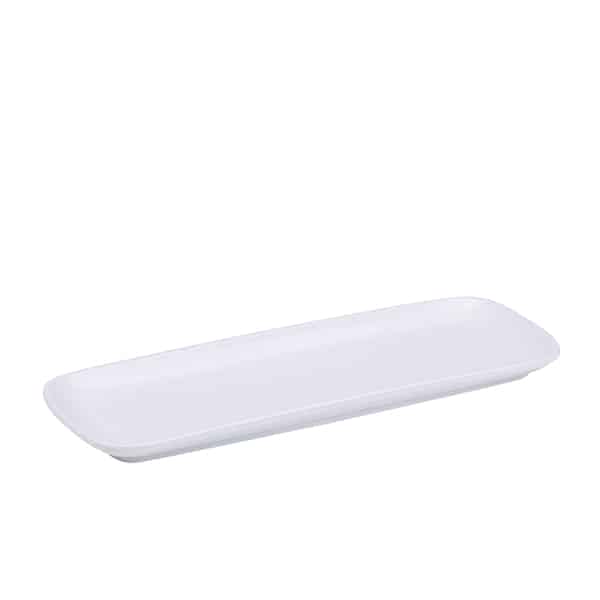Genware Porcelain Ellipse Platter 27 x 10cm/ 10.75 x 4" - Pack of 6