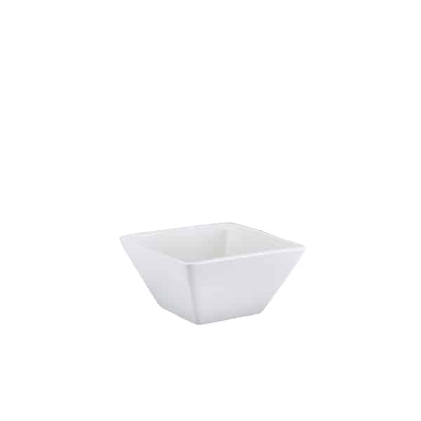 GenWare Porcelain Square Bowl 12.8cm/ 5" - Pack of 6