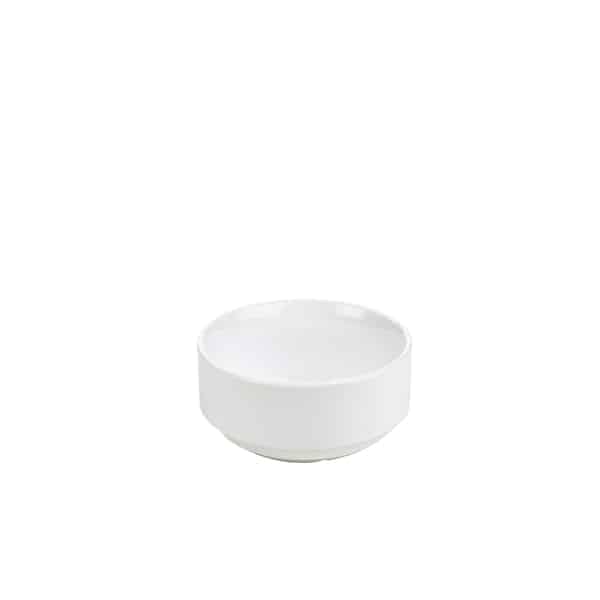 Genware Porcelain Unhandled Soup Bowl 25cl/ 8.75oz - Pack of 6