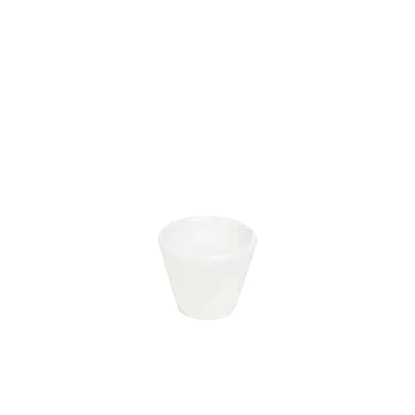 Genware Porcelain Conical Bowl 6cm/ 2.25" - Pack of 12