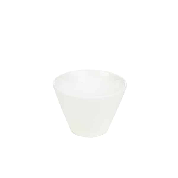 Genware Porcelain Conical Bowl 12cm/ 4.75" - Pack of 6