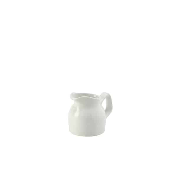 Genware Porcelain Jug 7cl/ 2.5oz - Pack of 6