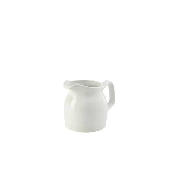 Genware Porcelain Jug 28cl/ 10oz - Pack of 6