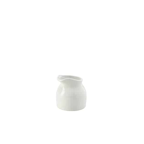 Genware Porcelain Jug 7cl/ 2.5oz - Pack of 12