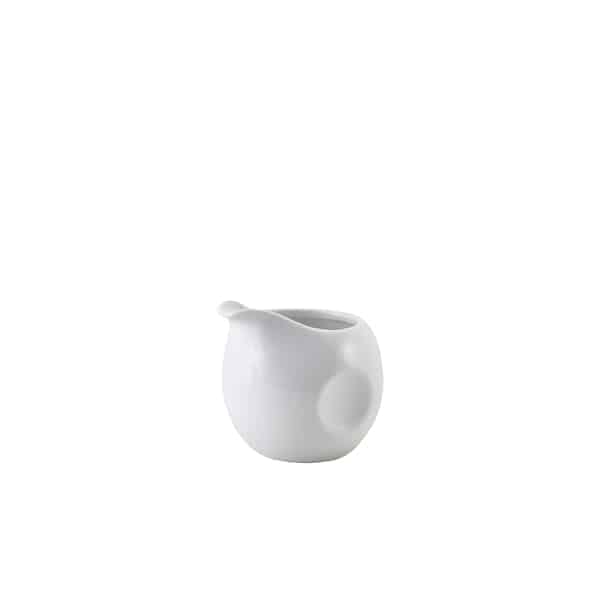 GenWare Porcelain Pinched Milk Jug 8cl/ 2.8oz - Pack of 12