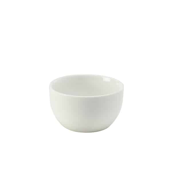 Genware Porcelain Sugar Bowl 18cl/ 6.5oz - Pack of 6