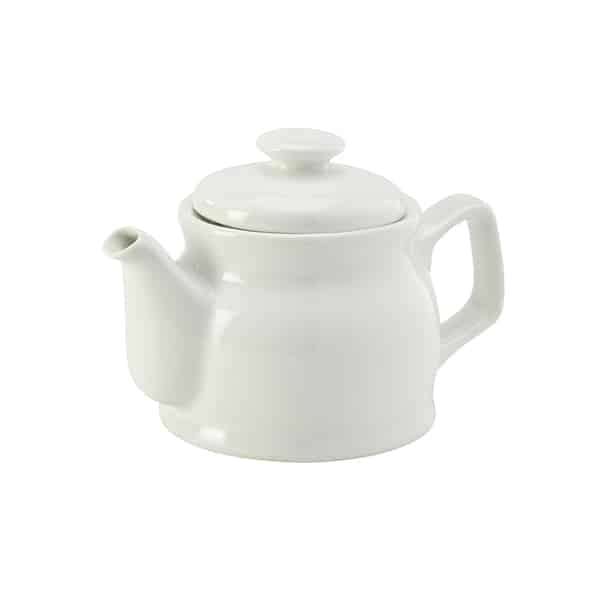 Genware Porcelain Teapot 45cl/ 15.75oz - Pack of 6