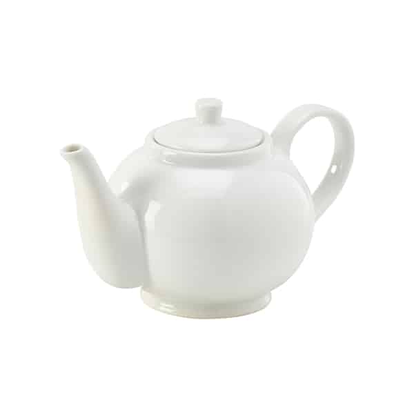 Genware Porcelain Teapot 31cl/ 11oz - Pack of 6