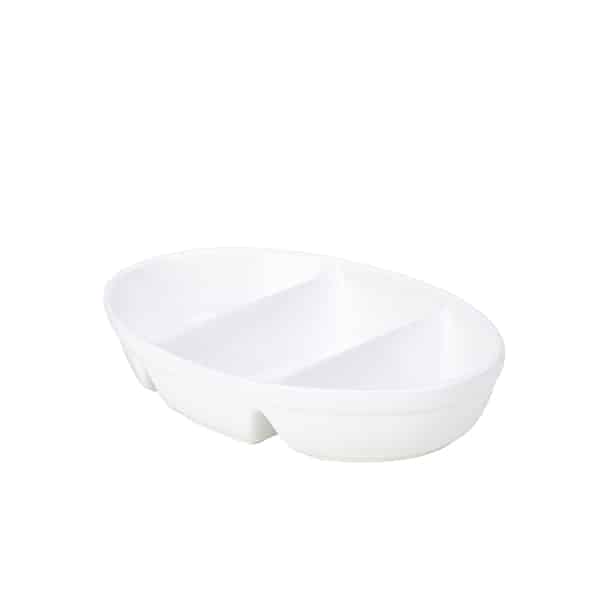 GenWare 3 Divided Vegetable Dish 28cm/ 11 - Pack of 4