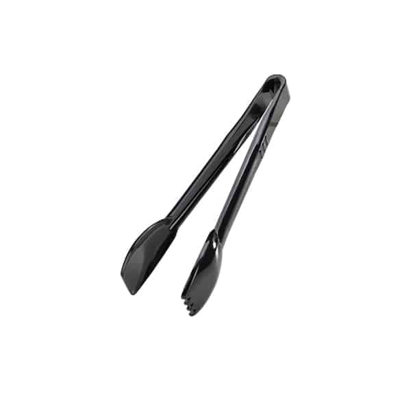 Salad Tongs 9" Black - Pack of 1