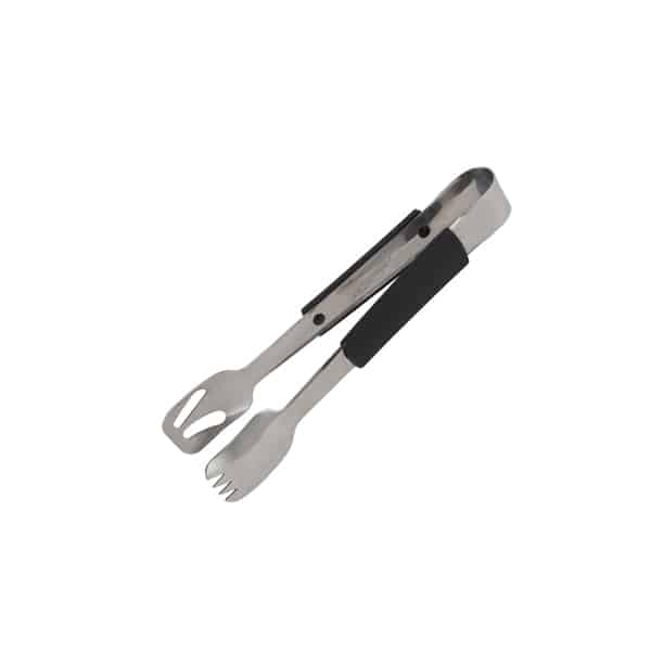 Genware Plastic Handle Buffet Tongs Black - Pack of 1