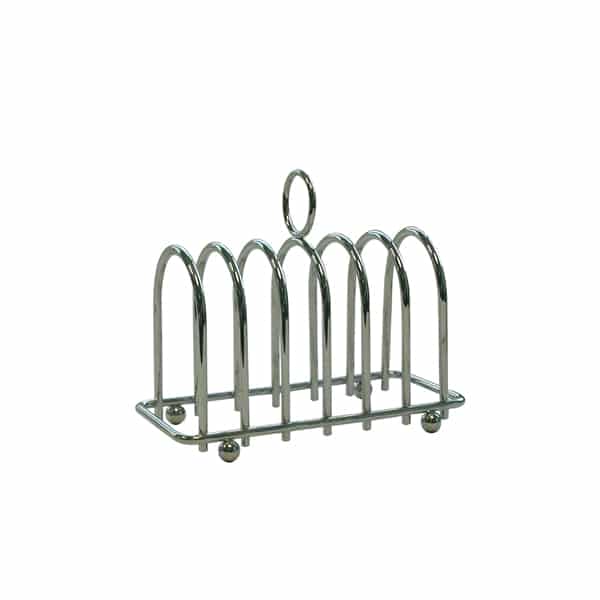 Chrome Horseshoe 6 Slice Toast Rack - Pack of 1