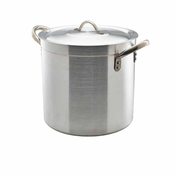 Aluminium Deep Stockpot With Lid 21Litre - Pack of 1