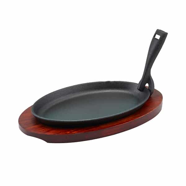 Sizzler Platter & Trivet Sizzler 9.75" - Pack of 6