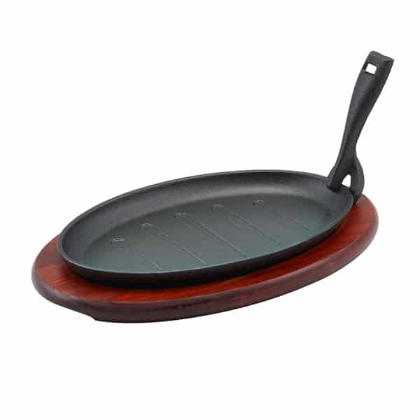 Sizzler Platter & Trivet Sizzler Length 11" - Pack of 6