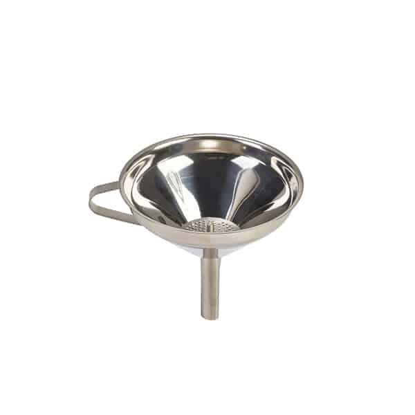S/St. 5"Funnel With Removable Strainer - Pack of 1