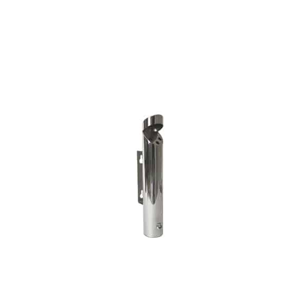 Cylinder Wall-Mounted St/St. Ashtray 46 X 7.5cm - Pack of 1