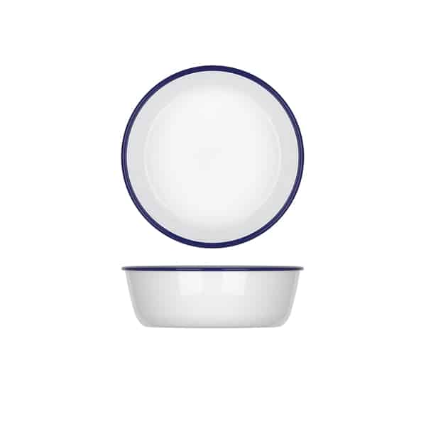 Enamel Melamine Athens Bowl 22.5 x 7.5cm - Pack of 6