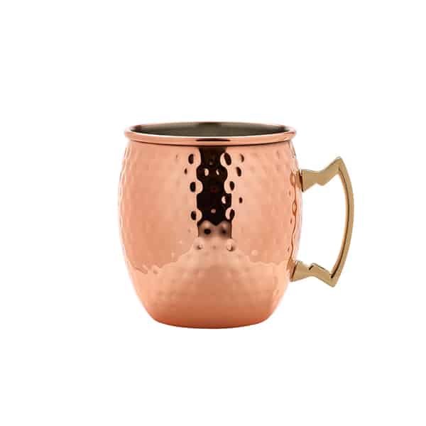 Barrel Copper Mug 55cl/ 19.25oz Hammered - Pack of 1
