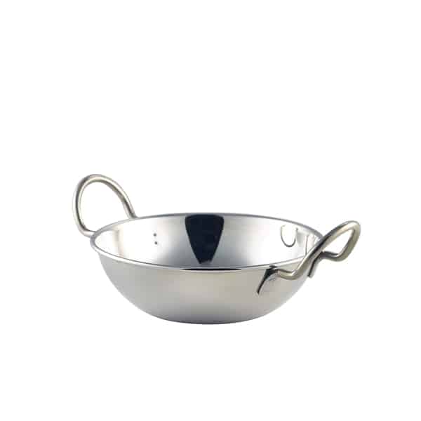 S/St. Balti Dish 15cm (6") With Handles - Pack of 12