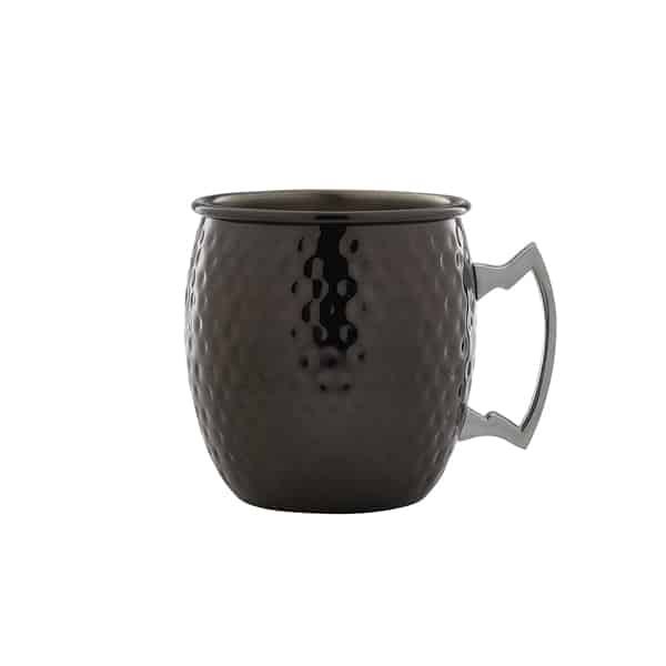 Barrel Gun Metal Mug 55cl/ 19.25oz Hammered - Pack of 1