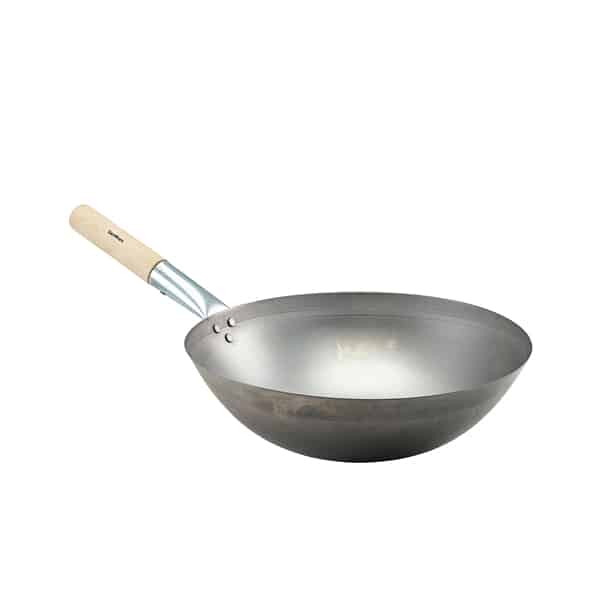 Black Iron Wok Round Base 14"/ 35.6cm - Pack of 1