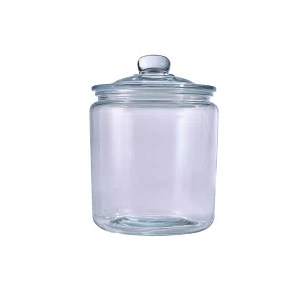 GenWare Glass Biscotti Jar 3.7L - Pack of 6