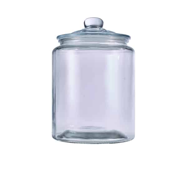 GenWare Glass Biscotti Jar 6L - Pack of 4