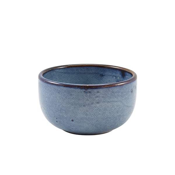 Terra Porcelain Aqua Blue Round Bowl 12.5cm - Pack of 6