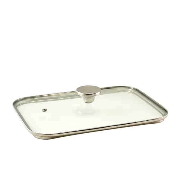 GenWare Glass Lid For Cast Aluminium Roaster 35 x 22cm - Pack of 1