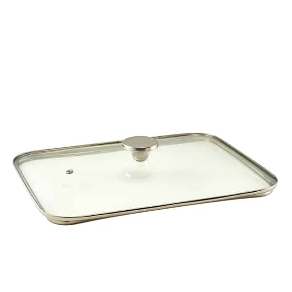 GenWare Glass Lid For Cast Aluminium Roaster 40 x 27cm - Pack of 1