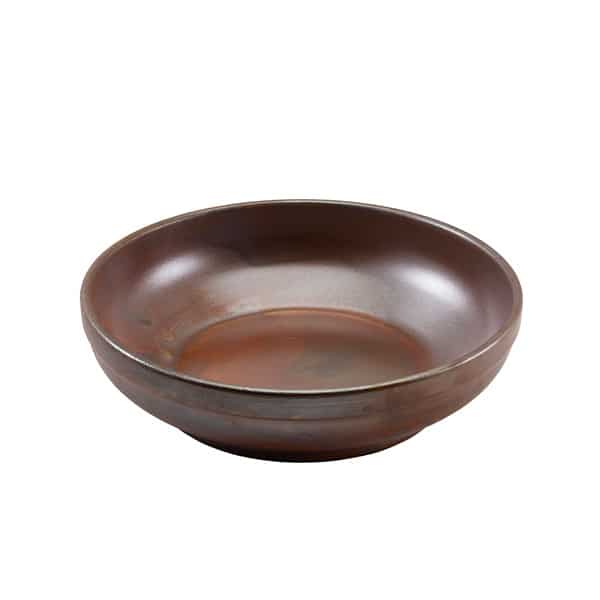 Terra Porcelain Rustic Copper Coupe Bowl 20cm - Pack of 6