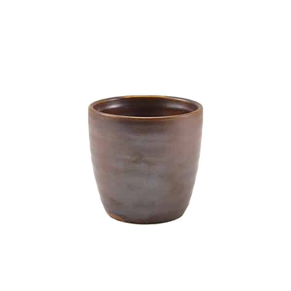 Terra Porcelain Rustic Copper Chip Cup 30cl/ 10.5oz - Pack of 6