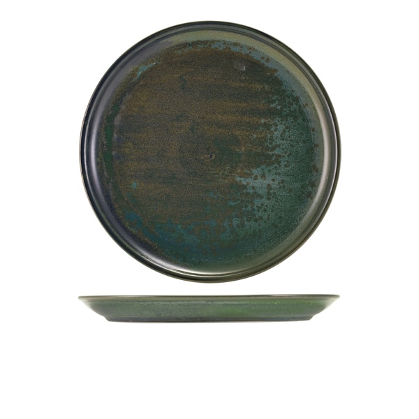 Terra Porcelain Aqua Green Coupe Plate 27.5cm - Pack of 6
