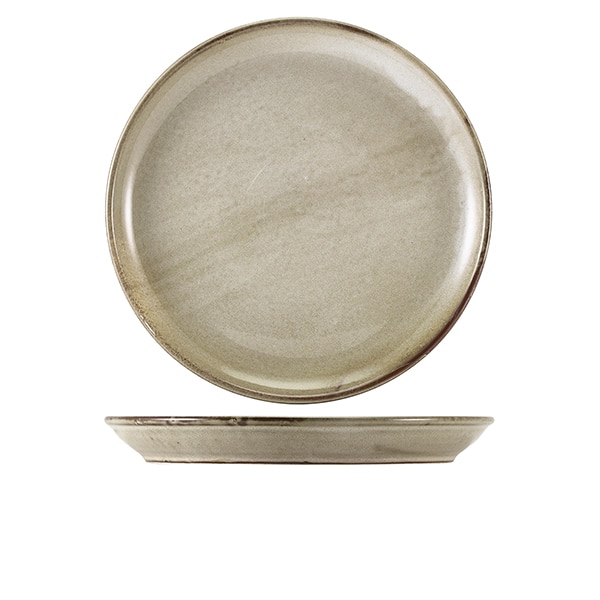 Terra Porcelain Grey Coupe Plate 30.5cm - Pack of 6