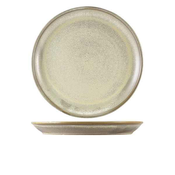 Terra Porcelain Matt Grey Coupe Plate 30.5cm - Pack of 6