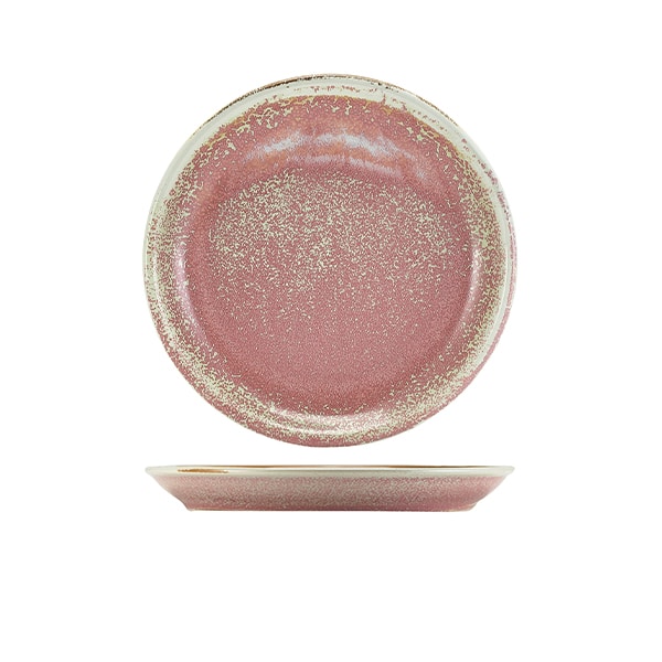 Terra Porcelain Rose Coupe Plate 19cm - Pack of 6