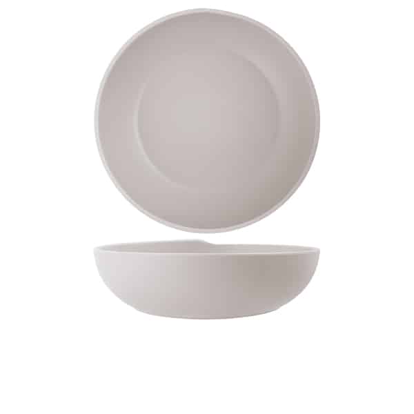 White Copenhagen Melamine Bowl 28 x 7.5cm - Pack of 4