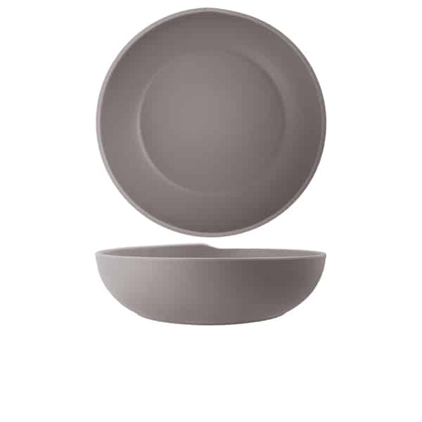 Sand Brown Copenhagen Melamine Bowl 28 x 7.5cm - Pack of 4